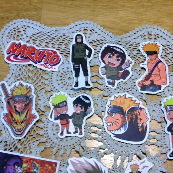Anime stickers, Naruto, for locker, computer, notebook, crafts, scrapbooks - Picture 3 of 5